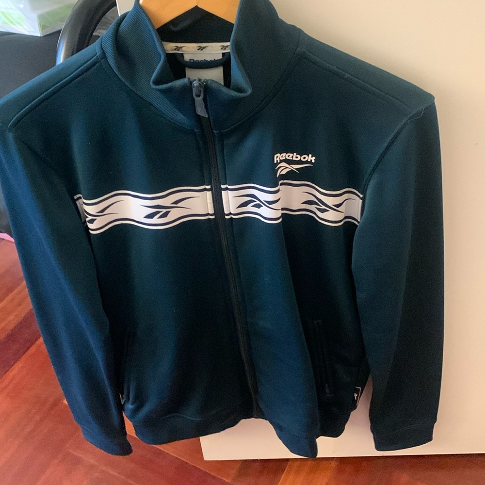 Reebok sweatshirt.